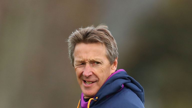 during a Melbourne Storm NRL training session at Gosch's Paddock on June 14, 2018 in Melbourne, Australia.