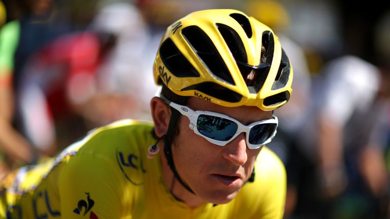 Team Sky's Welsh rider Geraint Thomas cemented control of Criterium du Dauphine 