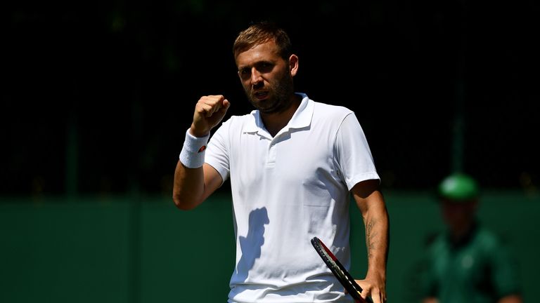 Dan Evans faces Marc Polmans in the next round of qualifying