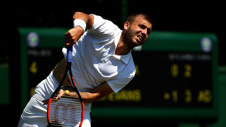 Dan Evans was not given a wildcard for Wimbledon