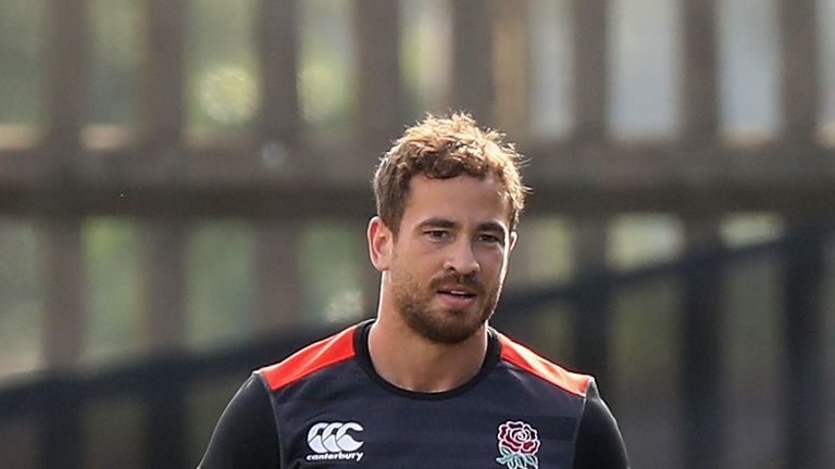 Danny Cipriani during the England training session held at Kings Park on June 19, 2018 in Durban, South Africa.