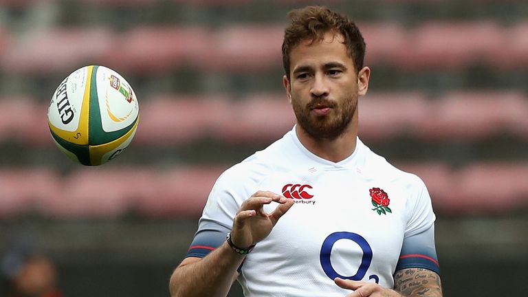 Danny Cipriani during the England captain's run at Newlands Stadium on June 22, 2018 in Cape Town, South Africa.