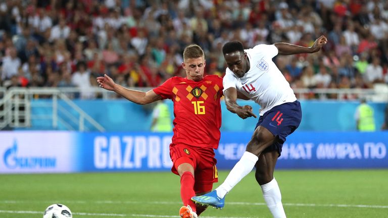 Danny Welbeck had a late chance to level for England
