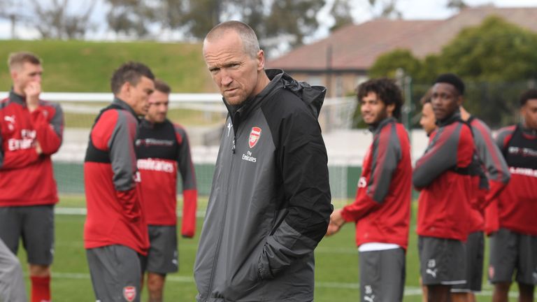 SYDNEY, AUSTRALIA - JULY 12: on July 12, 2017 in Sydney, New South Wales. (Photo by Stuart MacFarlane/Arsenal FC via Getty Images)