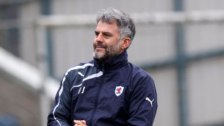 Raith Rovers coach Darren Jackson.