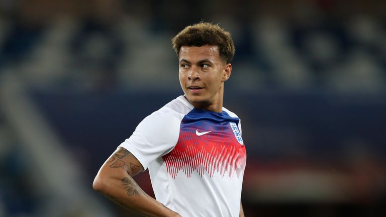 Dele Alli after England's 1-0 loss to Belgium in their final group G match of the 2018 World Cup