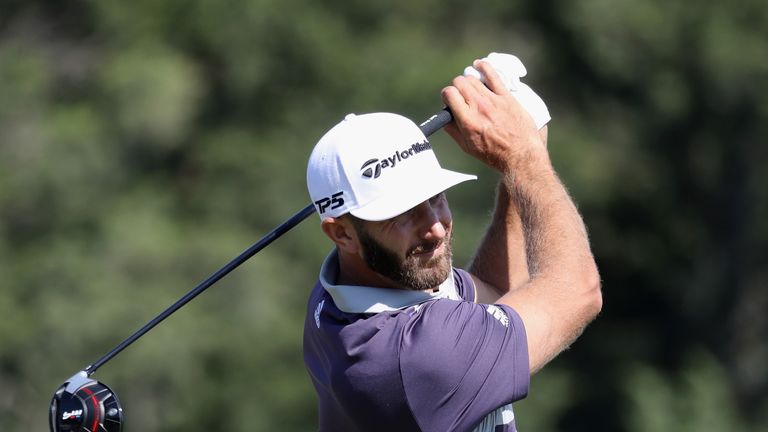 Dustin Johnson will not be in the final group after dropping seven shots in the third round