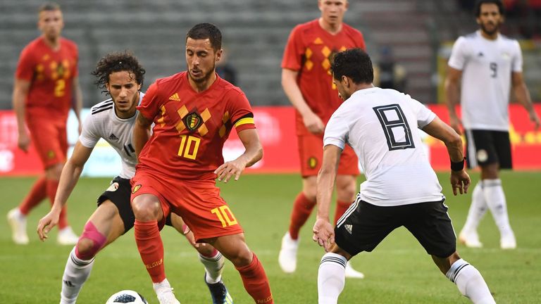 Eden Hazard Belgium Egypt