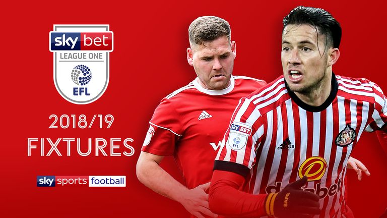 2018/19 EFL League One Fixtures Announcement