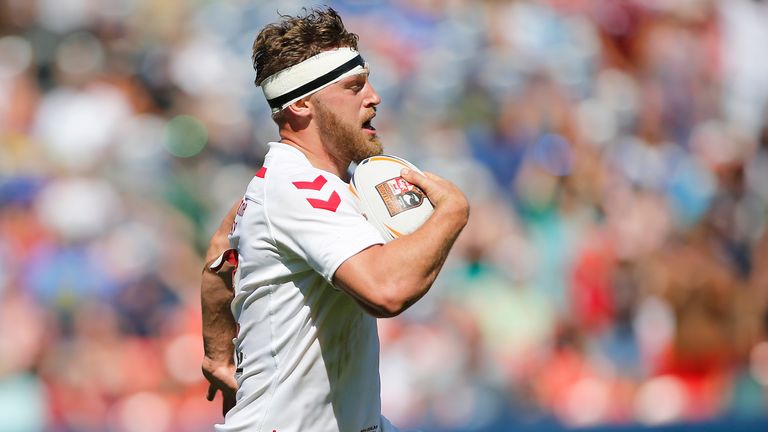 DENVER, CO - JUNE 23: caption during a Rugby League Test Match between England and the New Zealand Kiwis at Sports Authority Field at Mile High on June 23, 2018 in Denver, Colorado. (Photo by Russell Lansford/Getty Images)