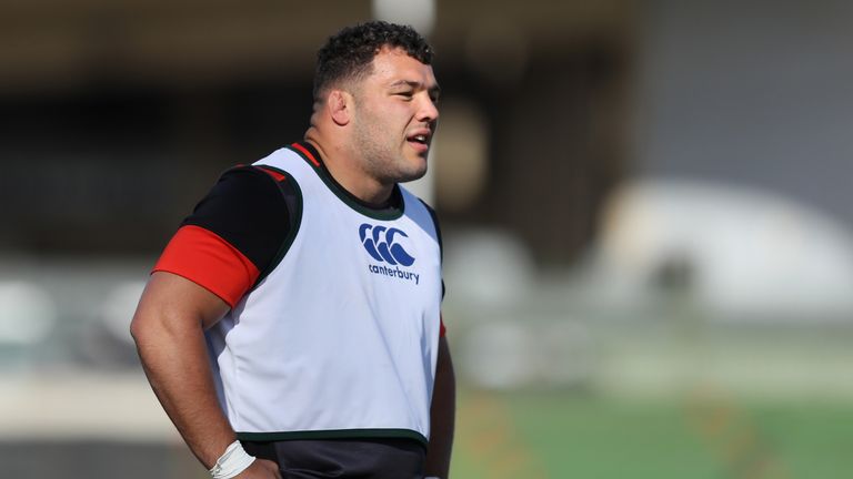 Ellis Genge injured his knee while training with England