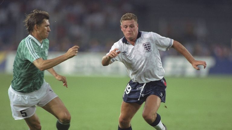 Paul Gascoigne was one of the stars of Italia 90 when England made the last four