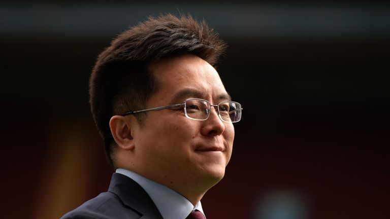 Aston Villa owner Tony Xia