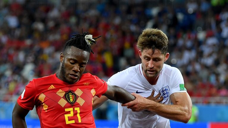 Gary Cahill was one of eight changes made by Gareth Southgate