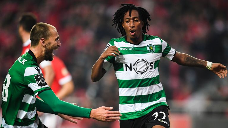 Gelson Martins is a target for Arsenal, according to Sky sources