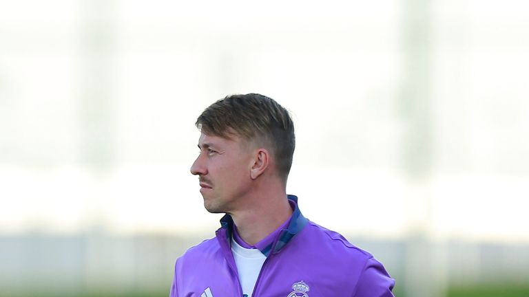 Madrid, España - 8 de marzo: Gotti durante el partido de cuartos de final de la Liga Juvenil de la UEFA entre el Real Madrid y el Ajax en el Estadio Alfredo Di Stefano el 8 de marzo de 2017 en Madrid, España.  (Foto de Gonzalo Arroyo Moreno / Getty Images)