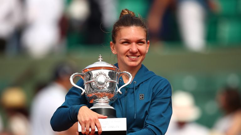 Simona Halep won her maiden Grand Slam at the French Open 