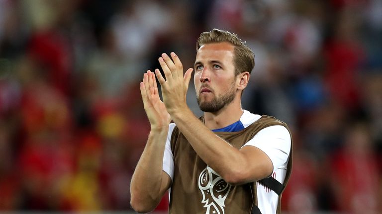 Harry Kane was an unused substitute in Kaliningrad on Thursday night