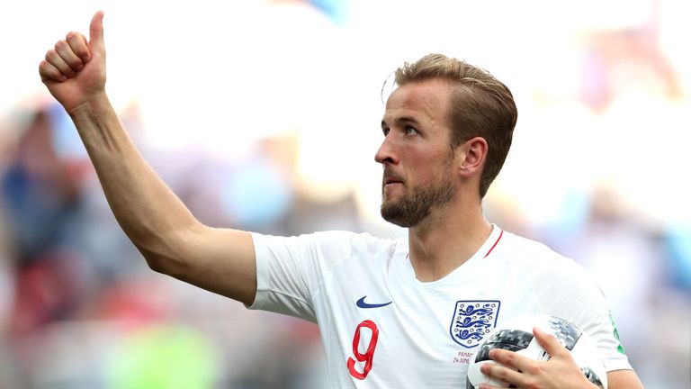 Harry Kane during the 2018 FIFA World Cup Russia group G match between England and Panama at Nizhny Novgorod Stadium on June 24, 2018 in Nizhny Novgorod, Russia.