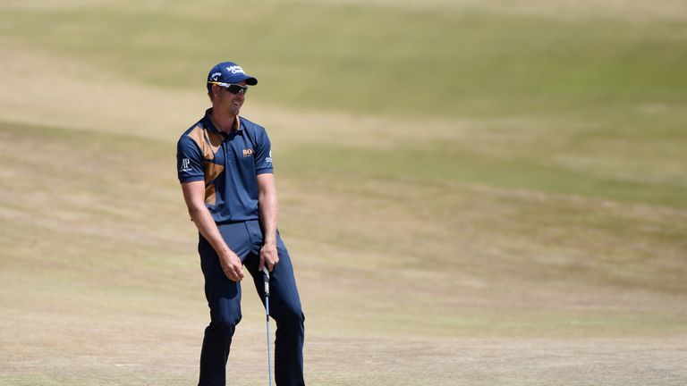 Henrik Stenson likened the greens at Chambers Bay to "broccoli"