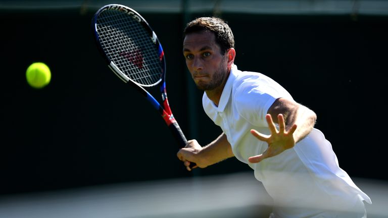 James Ward is one match from the main draw at Wimbledon