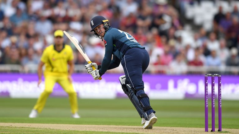 Jason Roy during the 3rd Royal London ODI match between England and Australia at Trent Bridge on June 19, 2018 in Nottingham, England