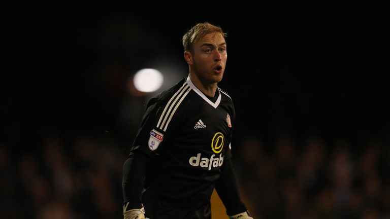 Jason Steele in action for Sunderland