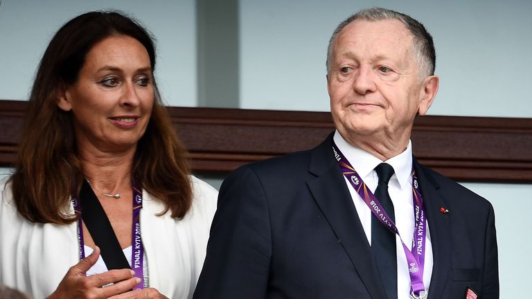 Lyon president Jean-Michael Aulas