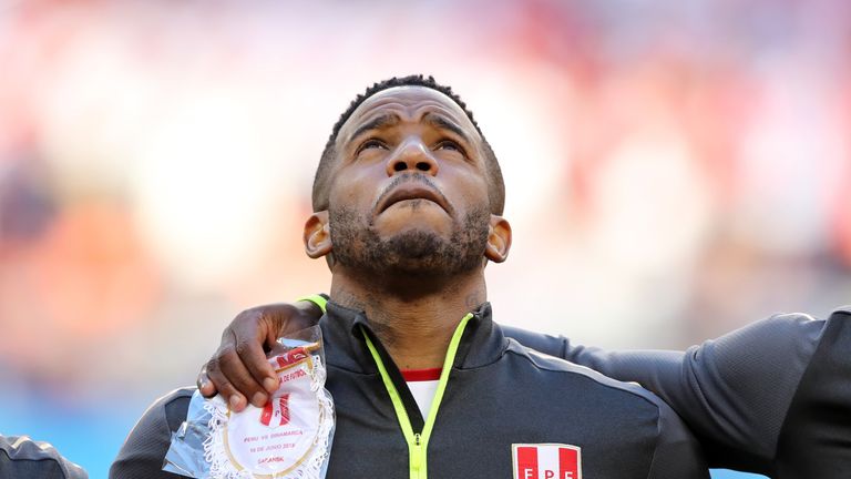 Jefferson Farfan has featured in Peru's opening two World Cup matches