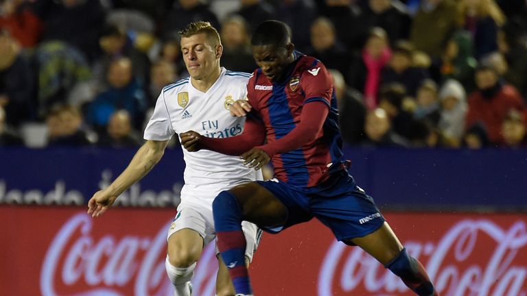 Jefferson Lerma and Toni Kroos