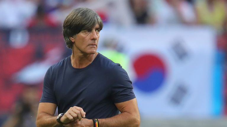 Germany head coach Joachim Low following their defeat to South Korea