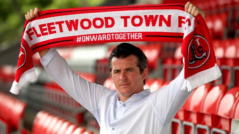 Joey Barton has taken charge at Highbury Stadium