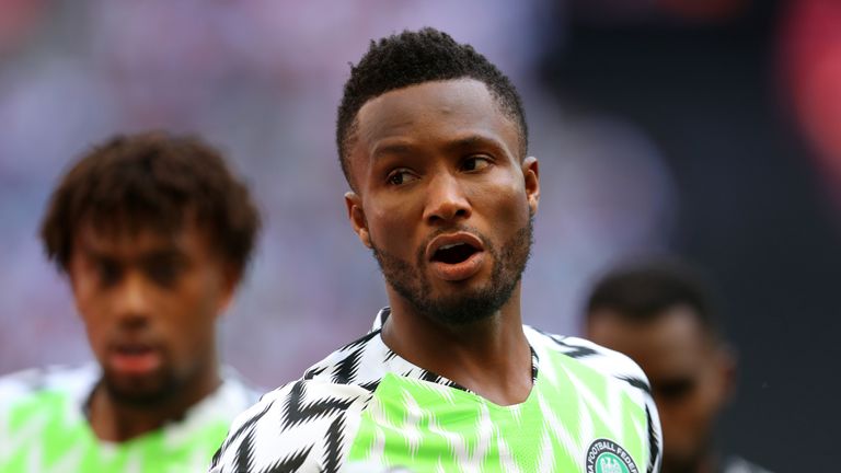 Nigeria captain John Obi Mikel