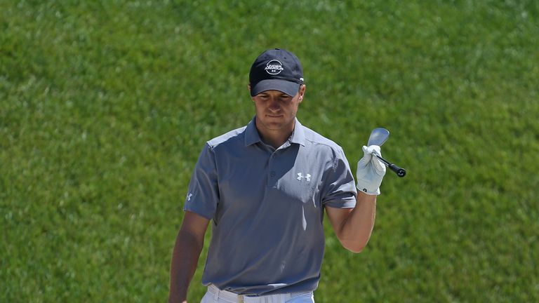 Jordan Spieth is tied for the lead after a first-round 63