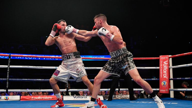 Josh Taylor v Viktor Postol at SSE Hydro in Glasgow