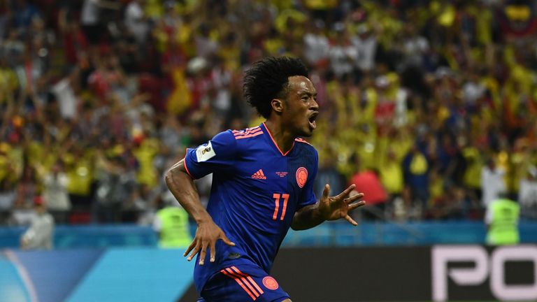 Cuadrado's goal capped off a dominant Colombia display