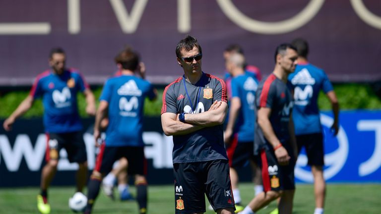 Julen Lopetegui, Spain training