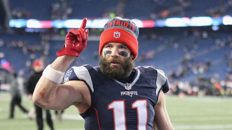 New England Patriots wide receiver Julian Edelman 