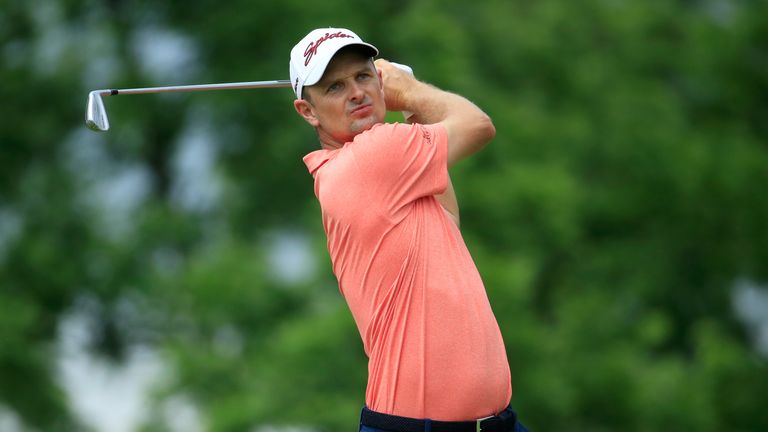 during the second round of The Memorial Tournament Presented by Nationwide at Muirfield Village Golf Club on June 1, 2018 in Dublin, Ohio.