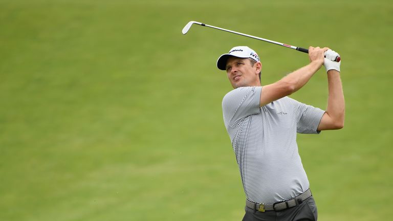 during the second round of the 2018 U.S. Open at Shinnecock Hills Golf Club on June 15, 2018 in Southampton, New York.