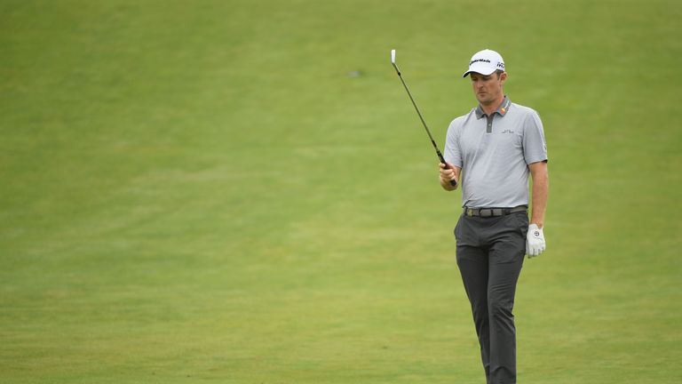 during the second round of the 2018 U.S. Open at Shinnecock Hills Golf Club on June 15, 2018 in Southampton, New York.