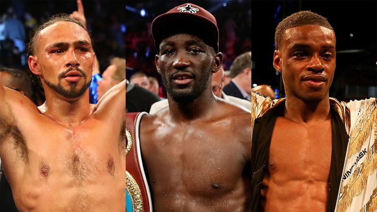 Keith Thurman, Terence Crawford and Errol Spence Jr.
