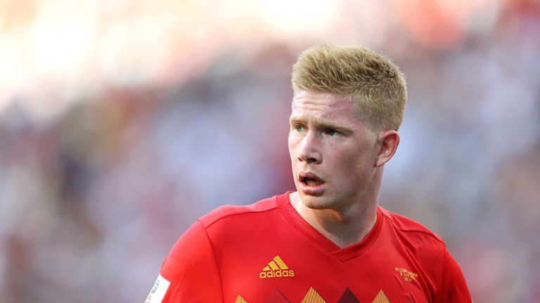 Kevin De Bruyne during the 2018 FIFA World Cup, group G match between Belgium and Panama at Fisht Stadium on June 18, 2018