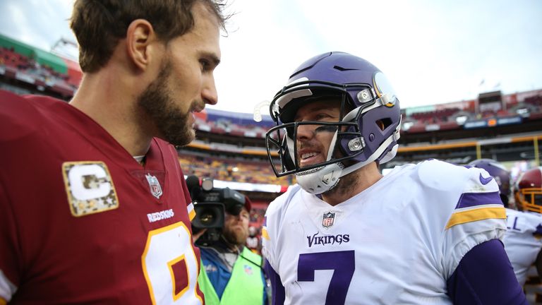 Kirk Cousins and Case Keenum.