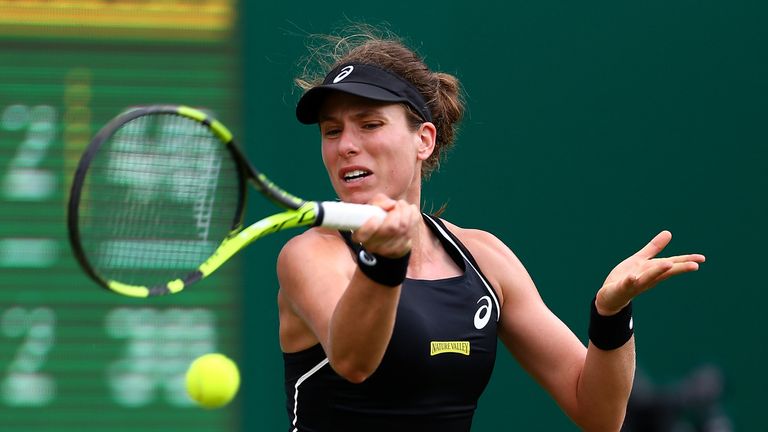 Johanna Konta lost her second match in two days.