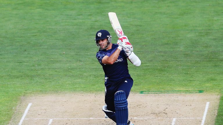 Kyle Coetzer during the 2015 ICC Cricket World Cup match between Bangladesh and Scotland at Saxton Field on March 5, 2015 in Nelson, New Zealand.