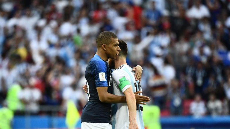 Kylian Mbappe overshadowed Lionel Messi in Kazan as France saw off Argentina