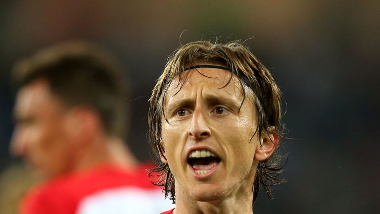 Luka Modric during the 2018 FIFA World Cup Russia group D match between Croatia and Nigeria at Kaliningrad Stadium on June 16, 2018 in Kaliningrad, Russia.
