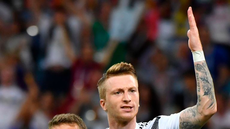 Marco Reus put Germany back on terms at the start of the second half