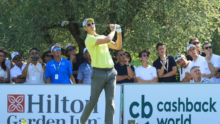 during day two of the Italian Open at Gardagolf CC on June 1, 2018 in Brescia, Italy.